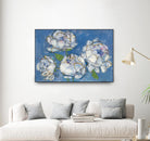 Vase of Peonies Crop by Kellie Day on GIANT ART - white floral