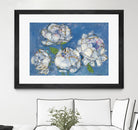 Vase of Peonies Crop by Kellie Day on GIANT ART - white floral