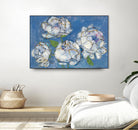 Vase of Peonies Crop by Kellie Day on GIANT ART - white floral