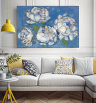 Vase of Peonies Crop by Kellie Day on GIANT ART - white floral