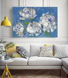 Vase of Peonies Crop by Kellie Day on GIANT ART - white floral