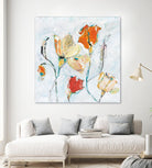 The Sanctuary II by Kellie Day on GIANT ART - red floral