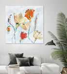 The Sanctuary II by Kellie Day on GIANT ART - red floral
