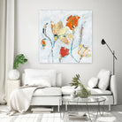 The Sanctuary II by Kellie Day on GIANT ART - red floral