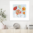 The Sanctuary III by Kellie Day on GIANT ART - red floral