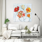 The Sanctuary III by Kellie Day on GIANT ART - red floral