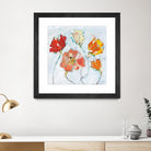 The Sanctuary III by Kellie Day on GIANT ART - red floral