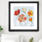 The Sanctuary III by Kellie Day on GIANT ART - red floral