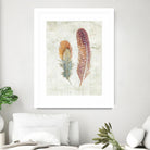 Natural Flora XI Bold Feathers by Danhui Nai on GIANT ART - beige contemporary