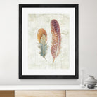 Natural Flora XI Bold Feathers by Danhui Nai on GIANT ART - beige contemporary