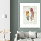 Natural Flora XI Bold Feathers by Danhui Nai on GIANT ART - beige contemporary