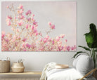 Pink Tree Tops I by Elizabeth Urquhart on GIANT ART - beige floral