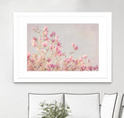 Pink Tree Tops I by Elizabeth Urquhart on GIANT ART - beige floral