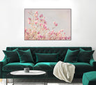 Pink Tree Tops I by Elizabeth Urquhart on GIANT ART - beige floral