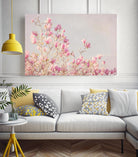 Pink Tree Tops I by Elizabeth Urquhart on GIANT ART - beige floral