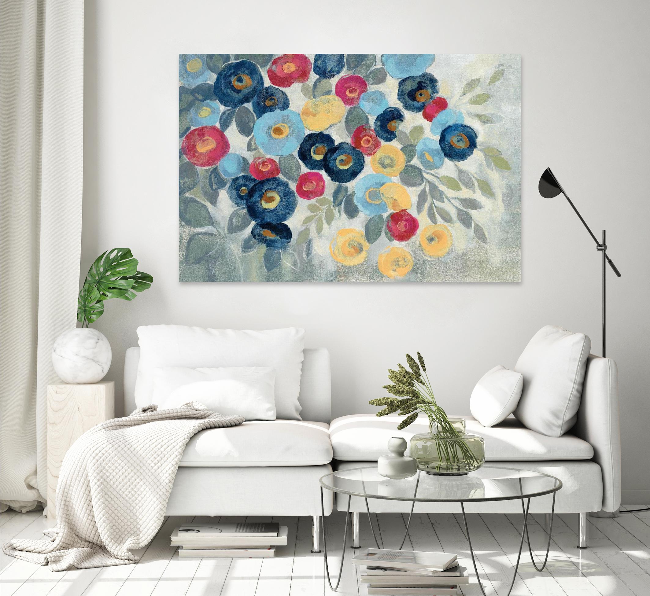 Winter Flowers I by Silvia Vassileva on GIANT ART - pink floral
