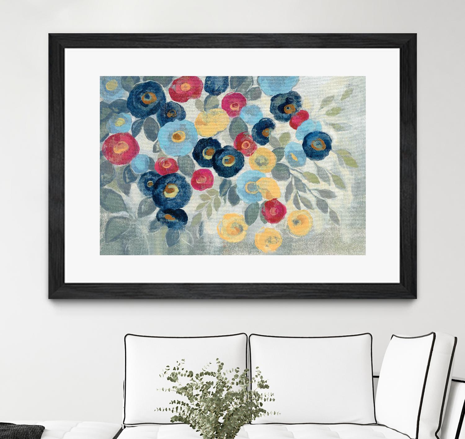 Winter Flowers I by Silvia Vassileva on GIANT ART - pink floral