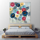 Winter Flowers II by Silvia Vassileva on GIANT ART - grey floral