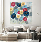 Winter Flowers II by Silvia Vassileva on GIANT ART - grey floral