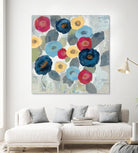 Winter Flowers II by Silvia Vassileva on GIANT ART - grey floral