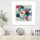 Winter Flowers II by Silvia Vassileva on GIANT ART - grey floral