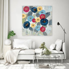 Winter Flowers II by Silvia Vassileva on GIANT ART - grey floral