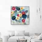 Winter Flowers II by Silvia Vassileva on GIANT ART - grey floral