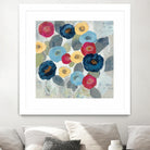 Winter Flowers II by Silvia Vassileva on GIANT ART - grey floral