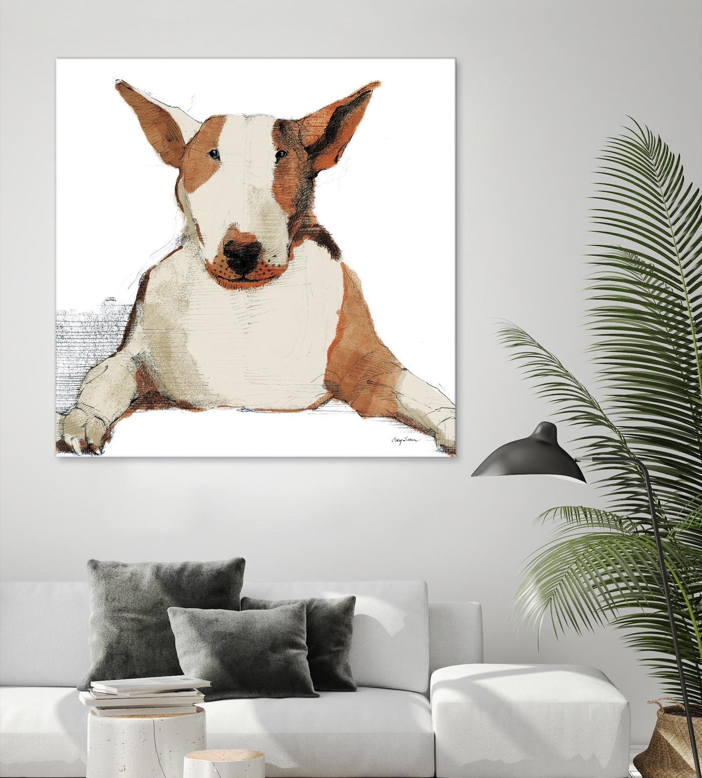 Oberon Watercolor by Avery Tillmon on GIANT ART - brown animals