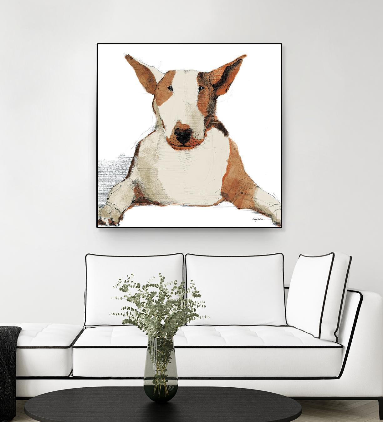 Oberon Watercolor by Avery Tillmon on GIANT ART - brown animals