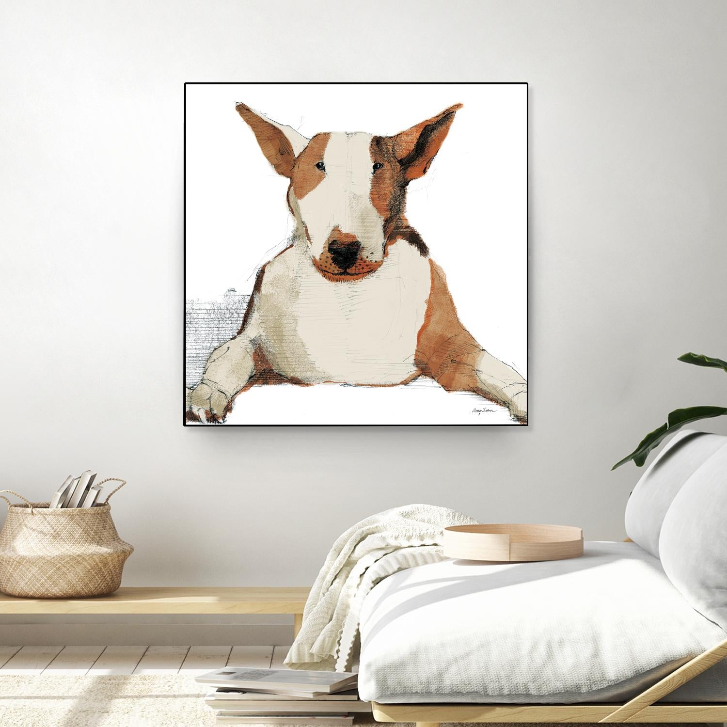 Oberon Watercolor by Avery Tillmon on GIANT ART - brown animals