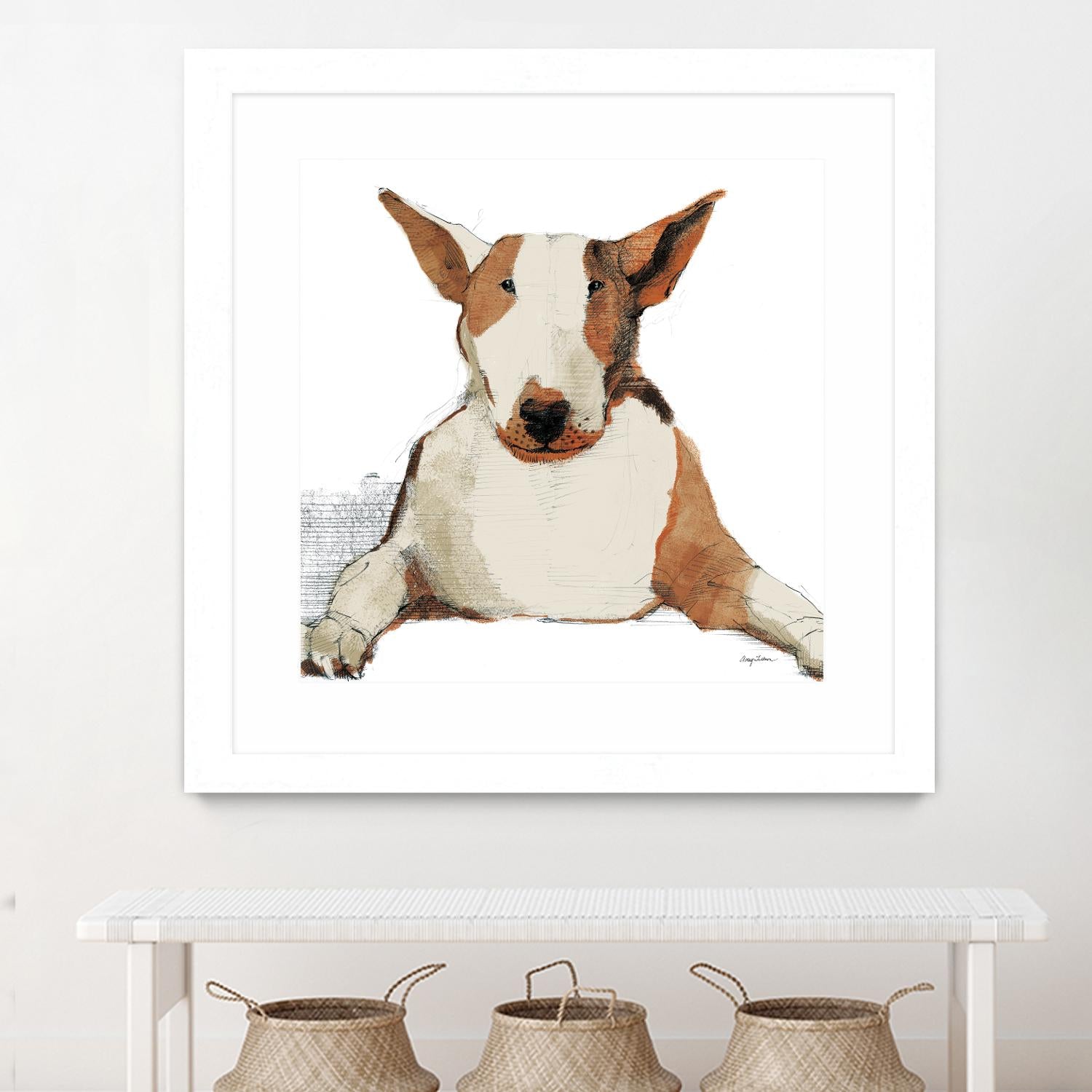 Oberon Watercolor by Avery Tillmon on GIANT ART - brown animals