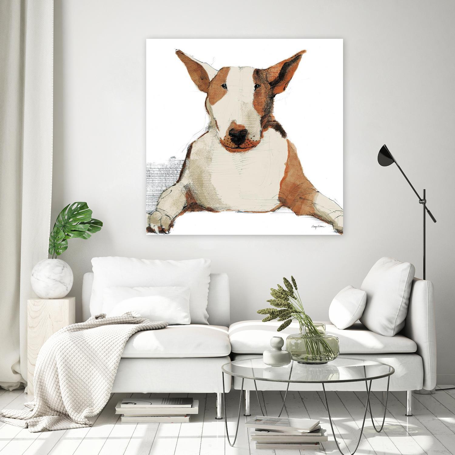 Oberon Watercolor by Avery Tillmon on GIANT ART - brown animals