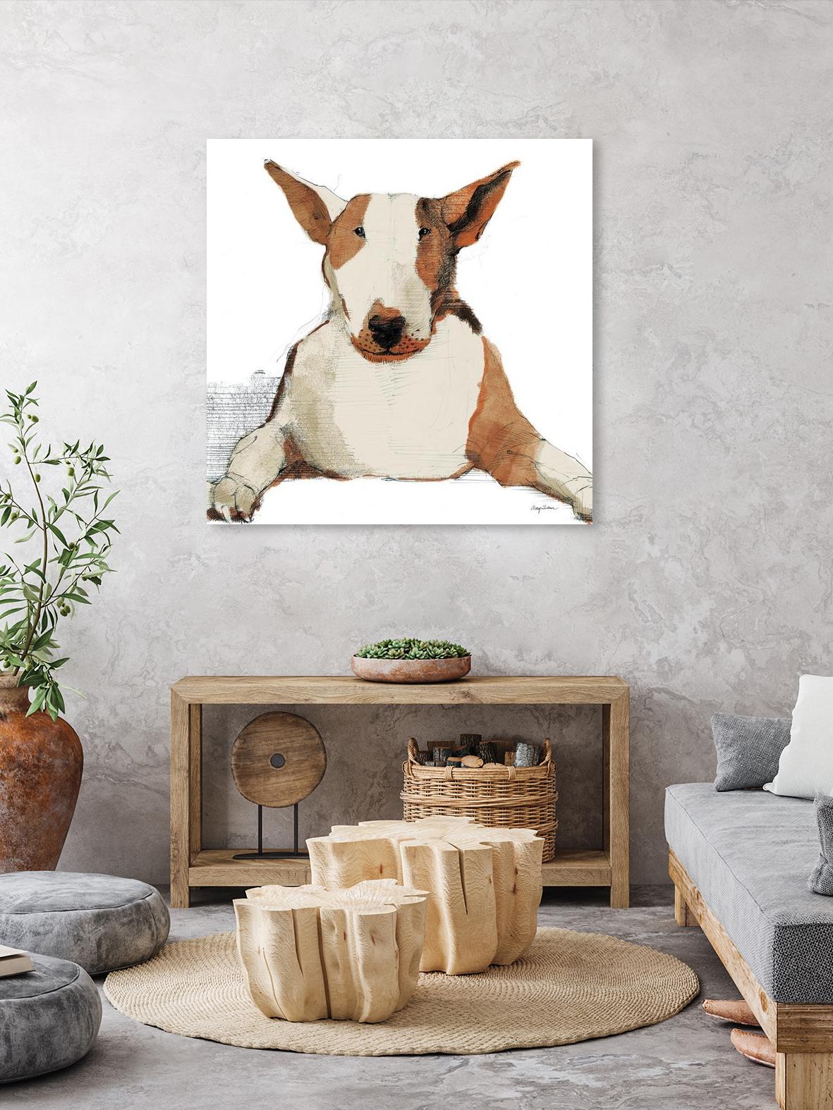 Oberon Watercolor by Avery Tillmon on GIANT ART - brown animals