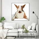 Oberon Watercolor by Avery Tillmon on GIANT ART - brown animals