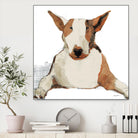 Oberon Watercolor by Avery Tillmon on GIANT ART - brown animals