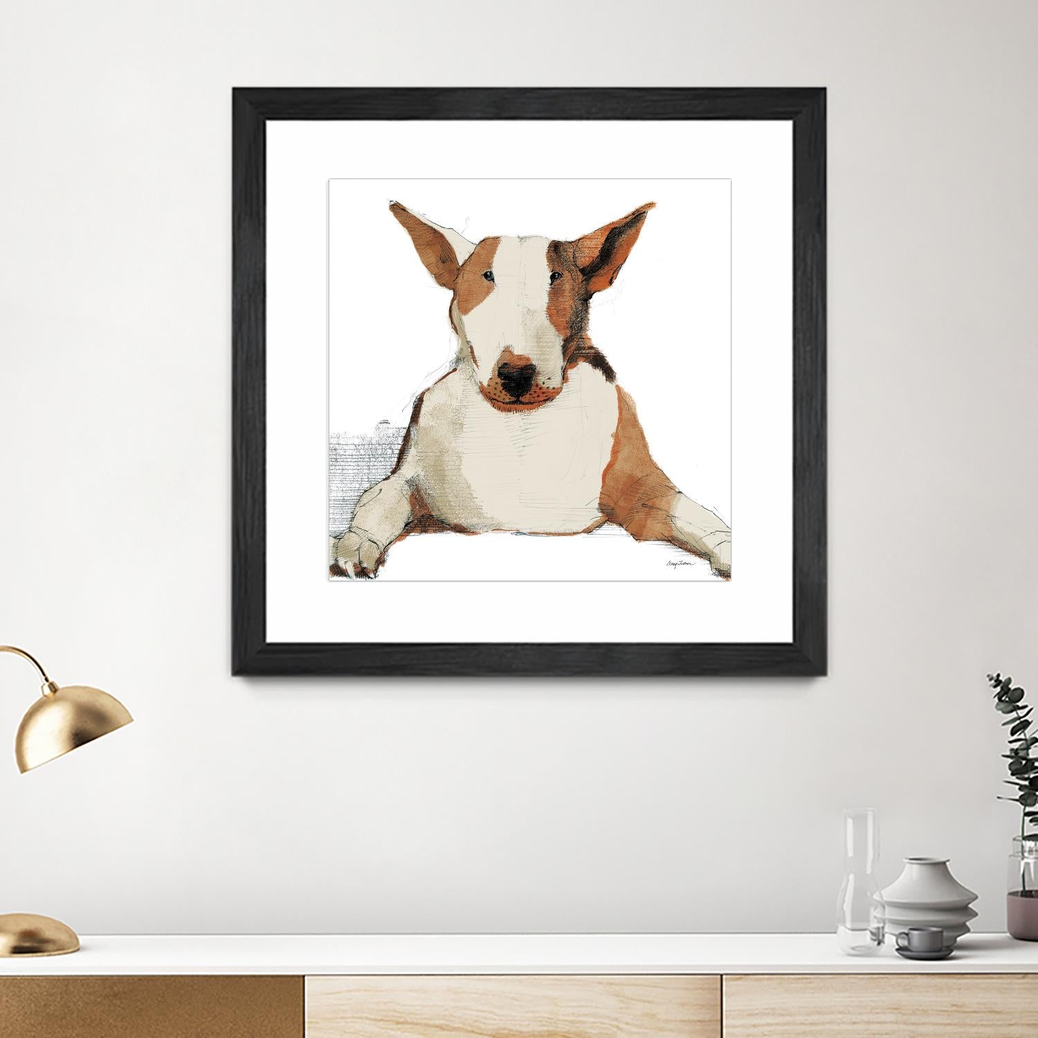 Oberon Watercolor by Avery Tillmon on GIANT ART - brown animals