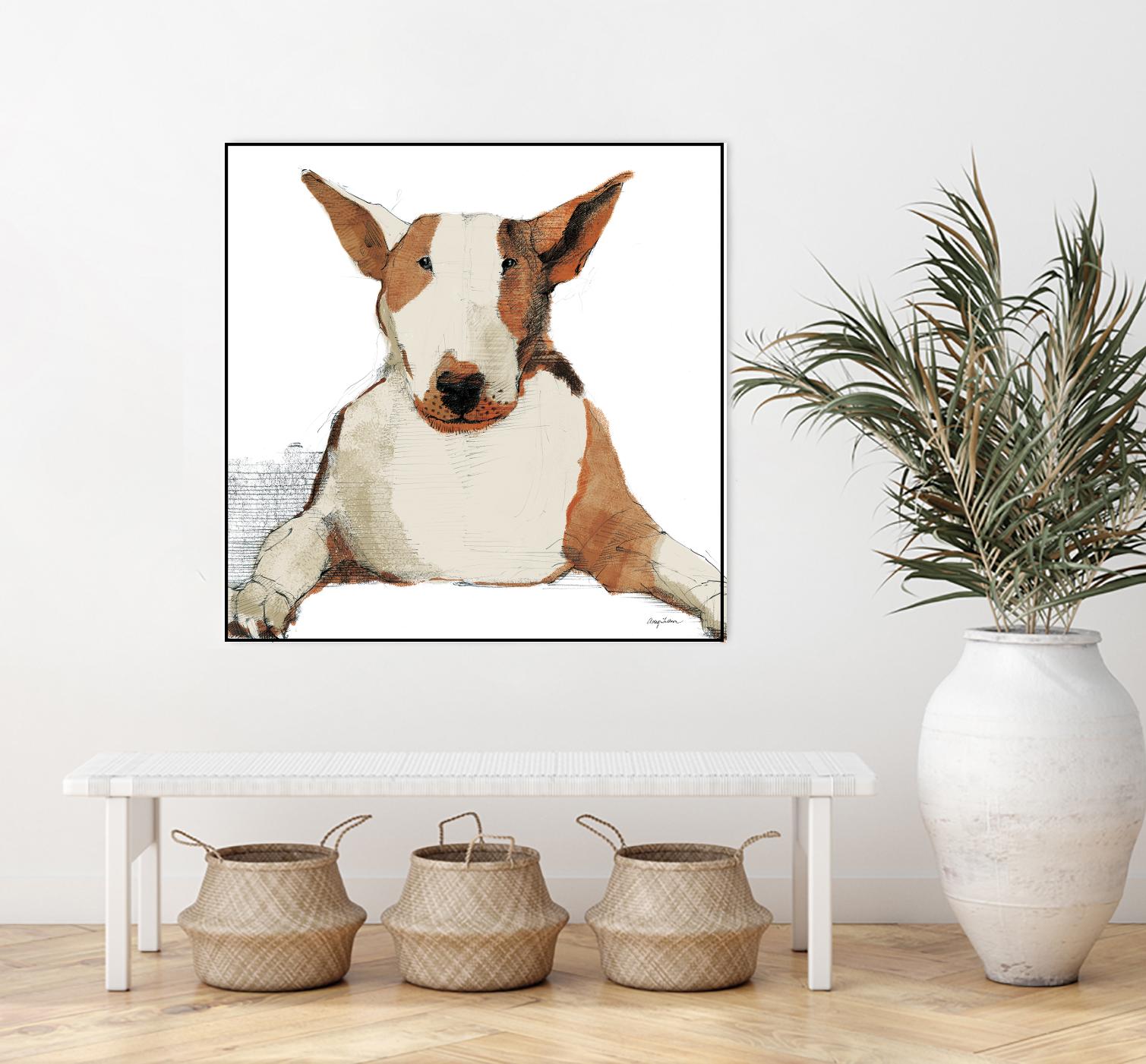 Oberon Watercolor by Avery Tillmon on GIANT ART - brown animals