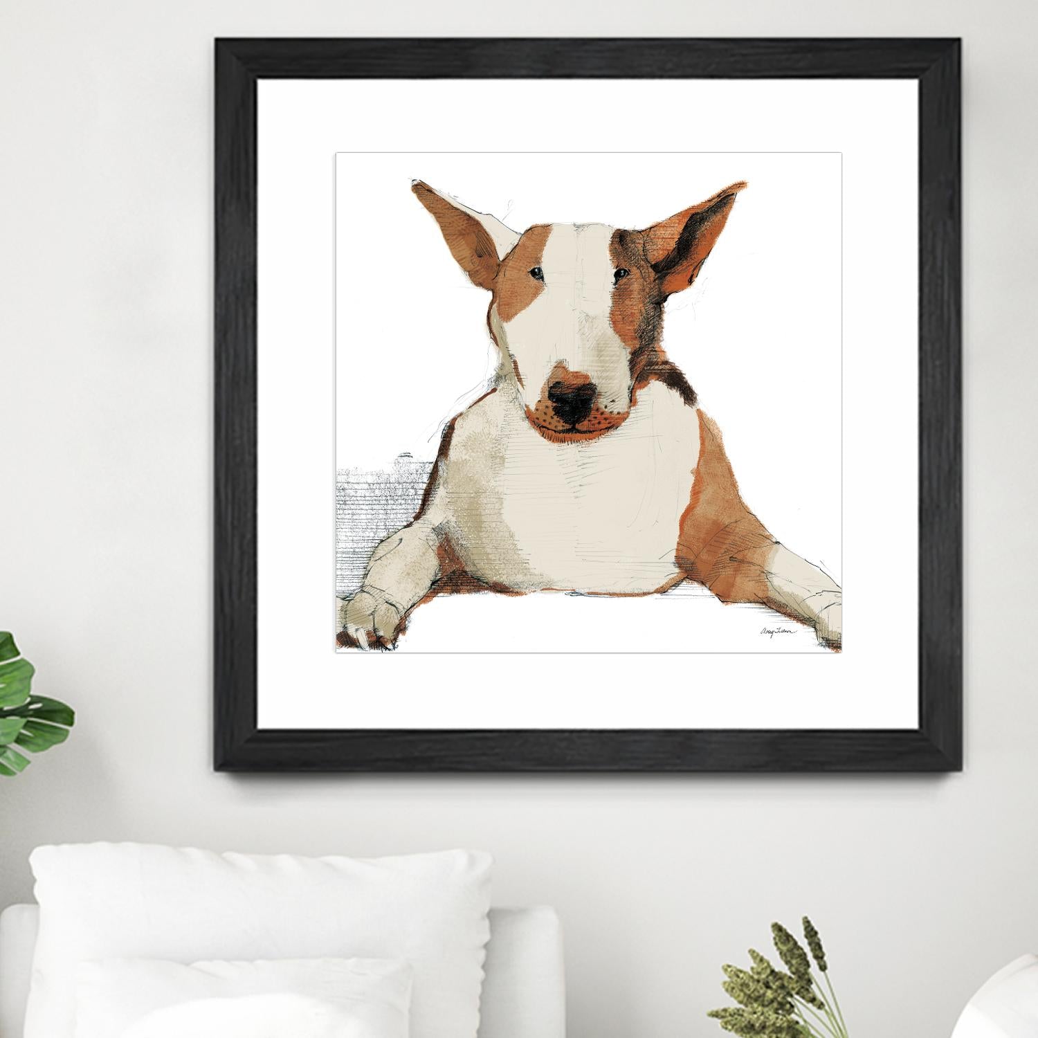 Oberon Watercolor by Avery Tillmon on GIANT ART - brown animals