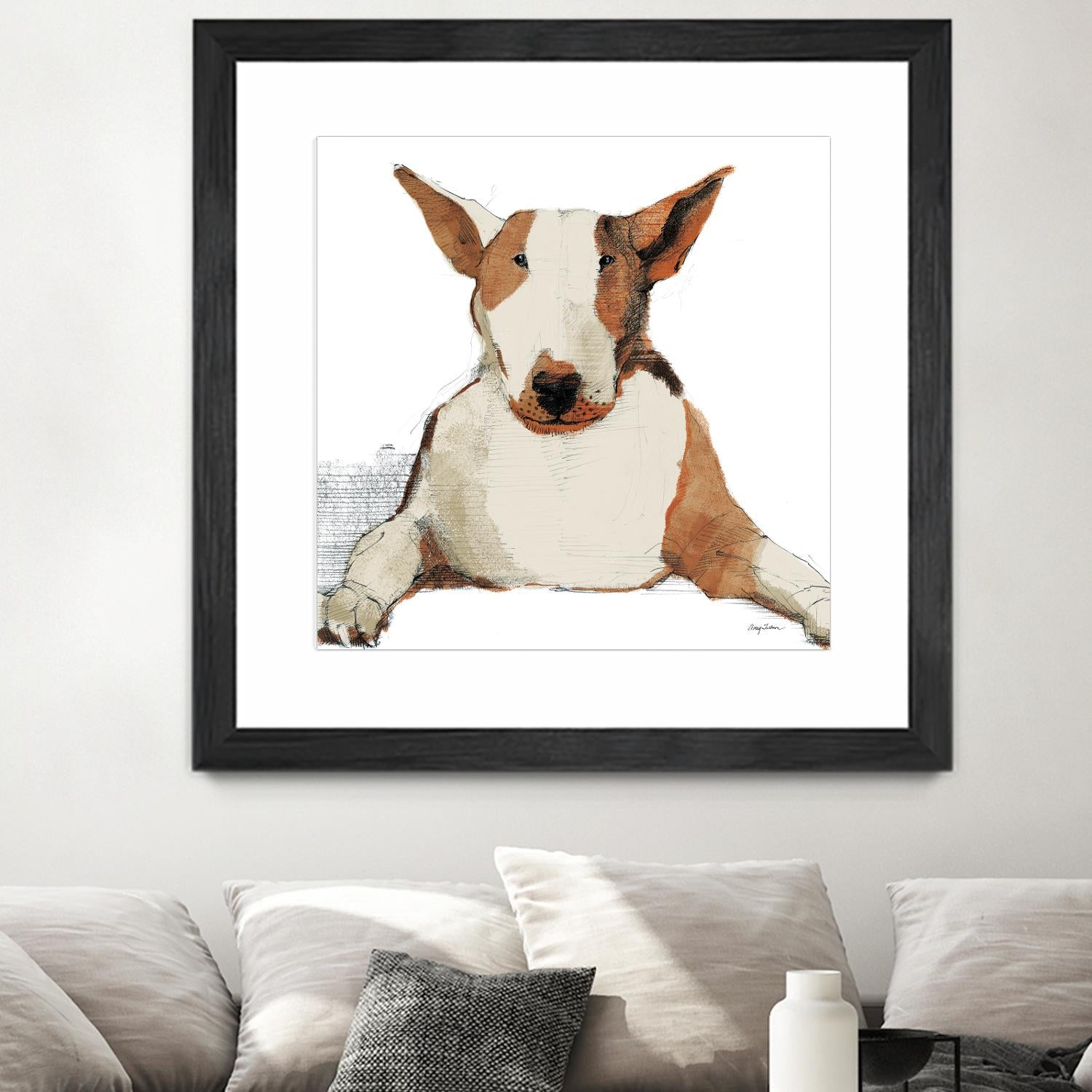 Oberon Watercolor by Avery Tillmon on GIANT ART - brown animals