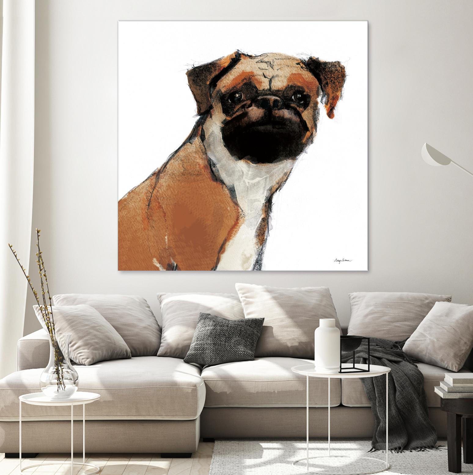 Orpheus Watercolor by Avery Tillmon on GIANT ART - brown animals