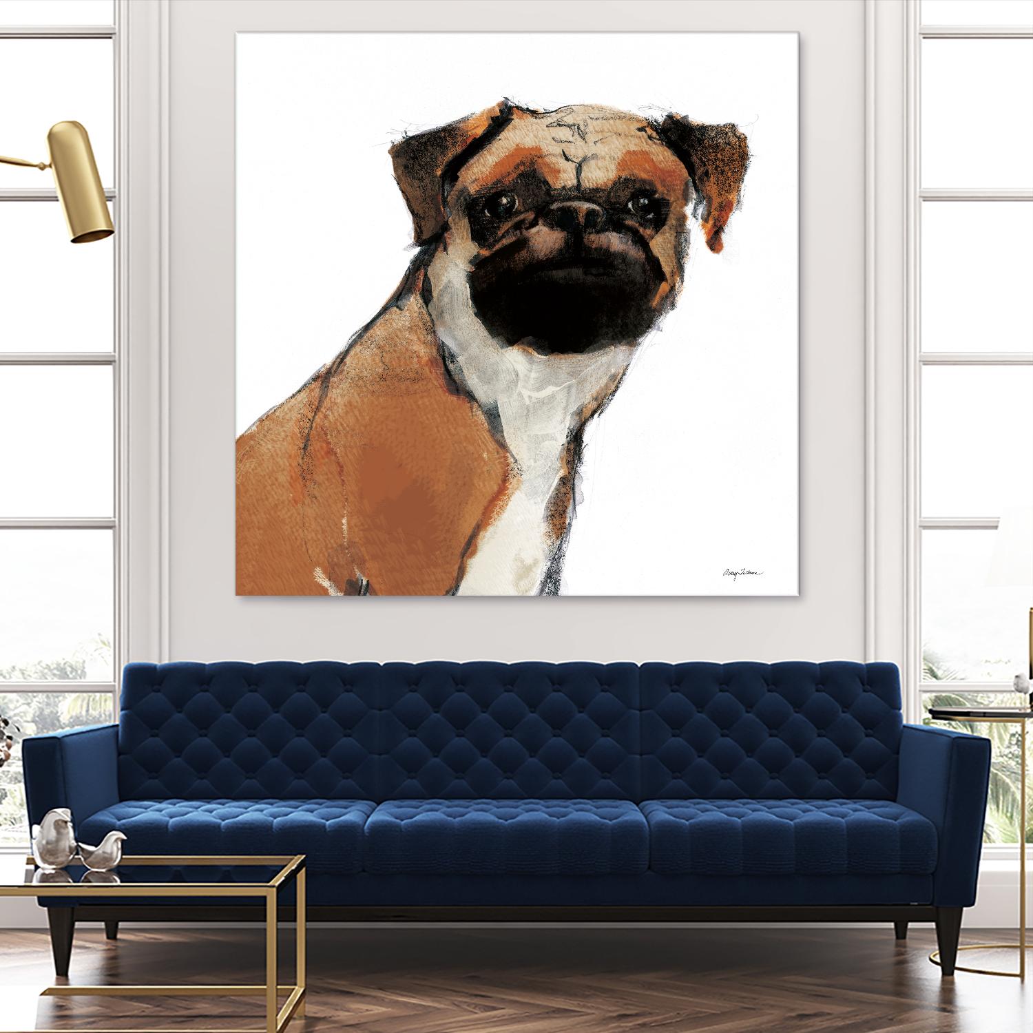 Orpheus Watercolor by Avery Tillmon on GIANT ART - brown animals