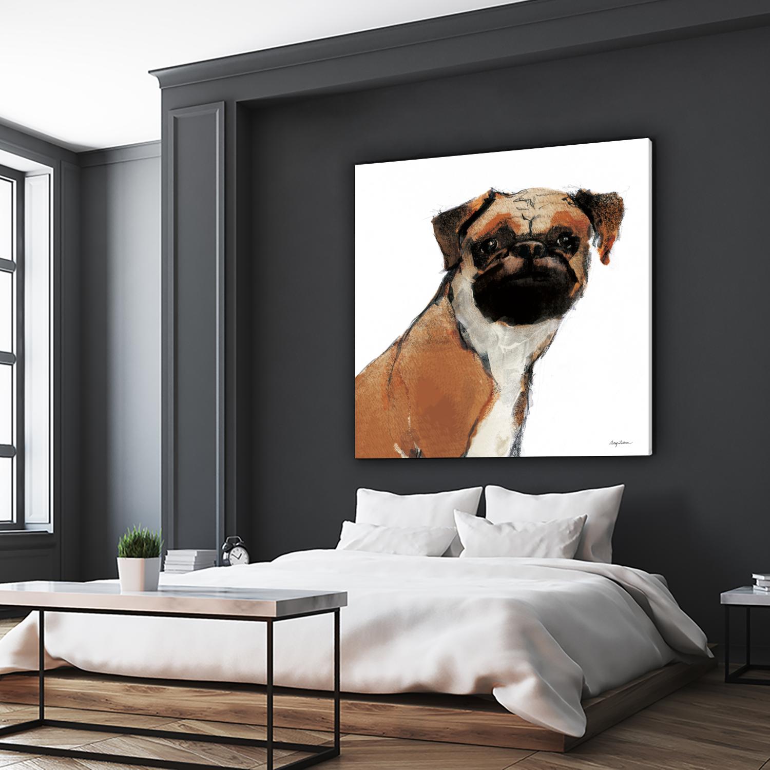 Orpheus Watercolor by Avery Tillmon on GIANT ART - brown animals