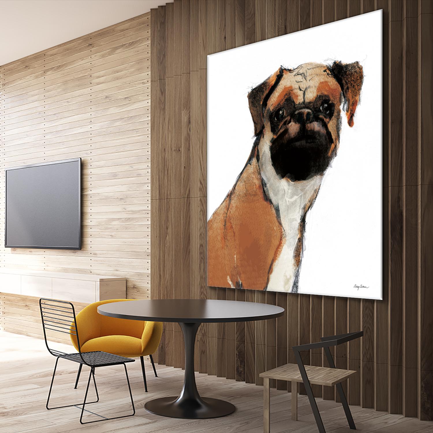 Orpheus Watercolor by Avery Tillmon on GIANT ART - brown animals