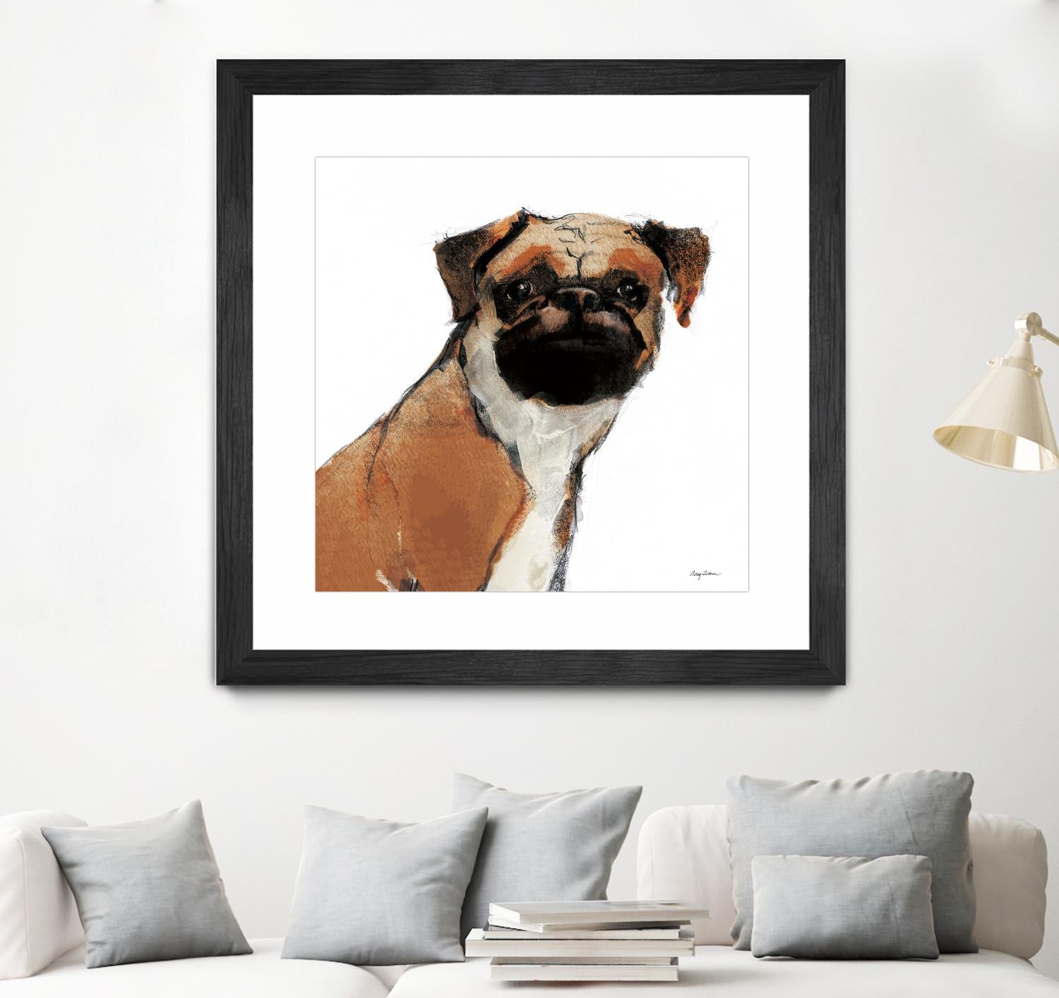 Orpheus Watercolor by Avery Tillmon on GIANT ART - brown animals