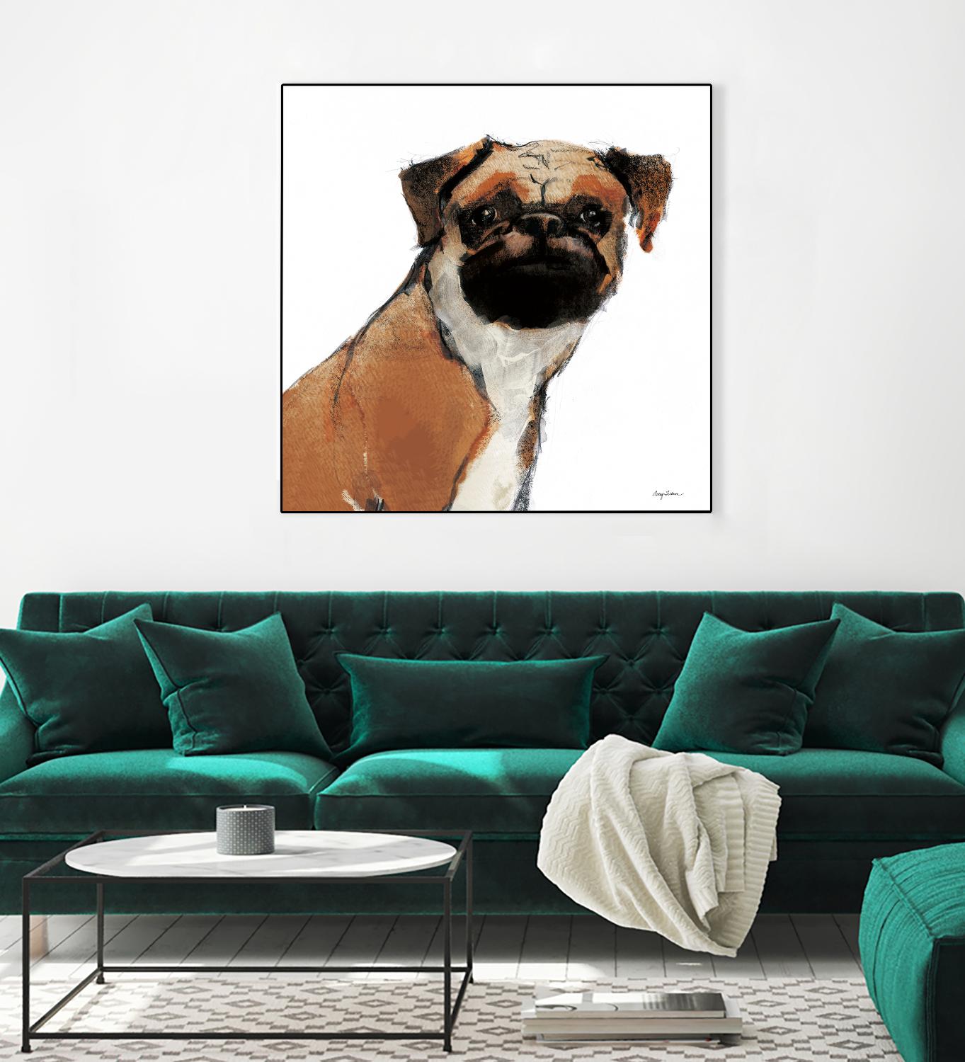 Orpheus Watercolor by Avery Tillmon on GIANT ART - brown animals