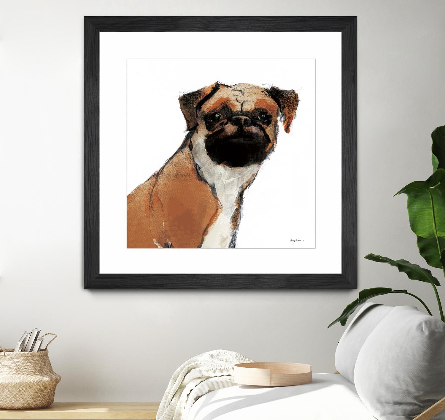 Orpheus Watercolor by Avery Tillmon on GIANT ART - brown animals