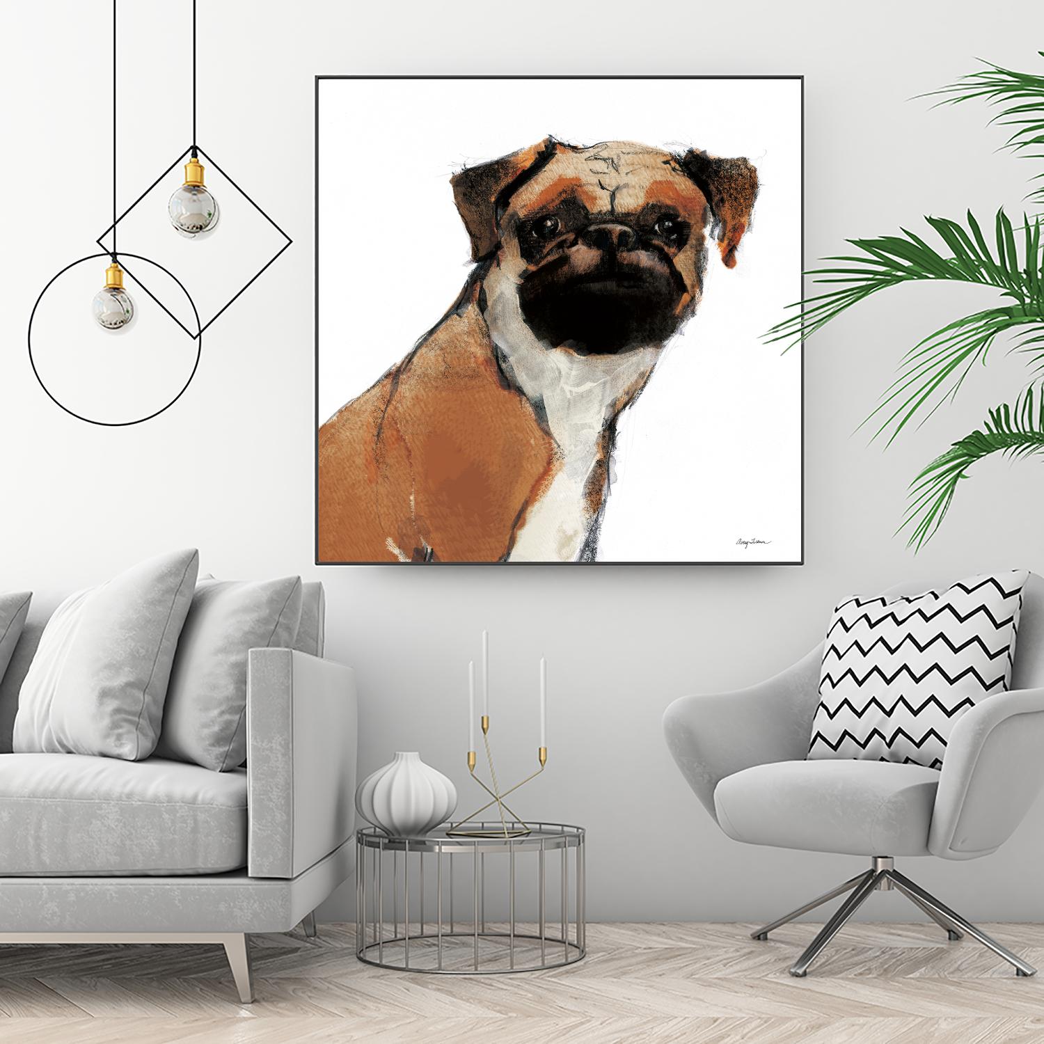 Orpheus Watercolor by Avery Tillmon on GIANT ART - brown animals