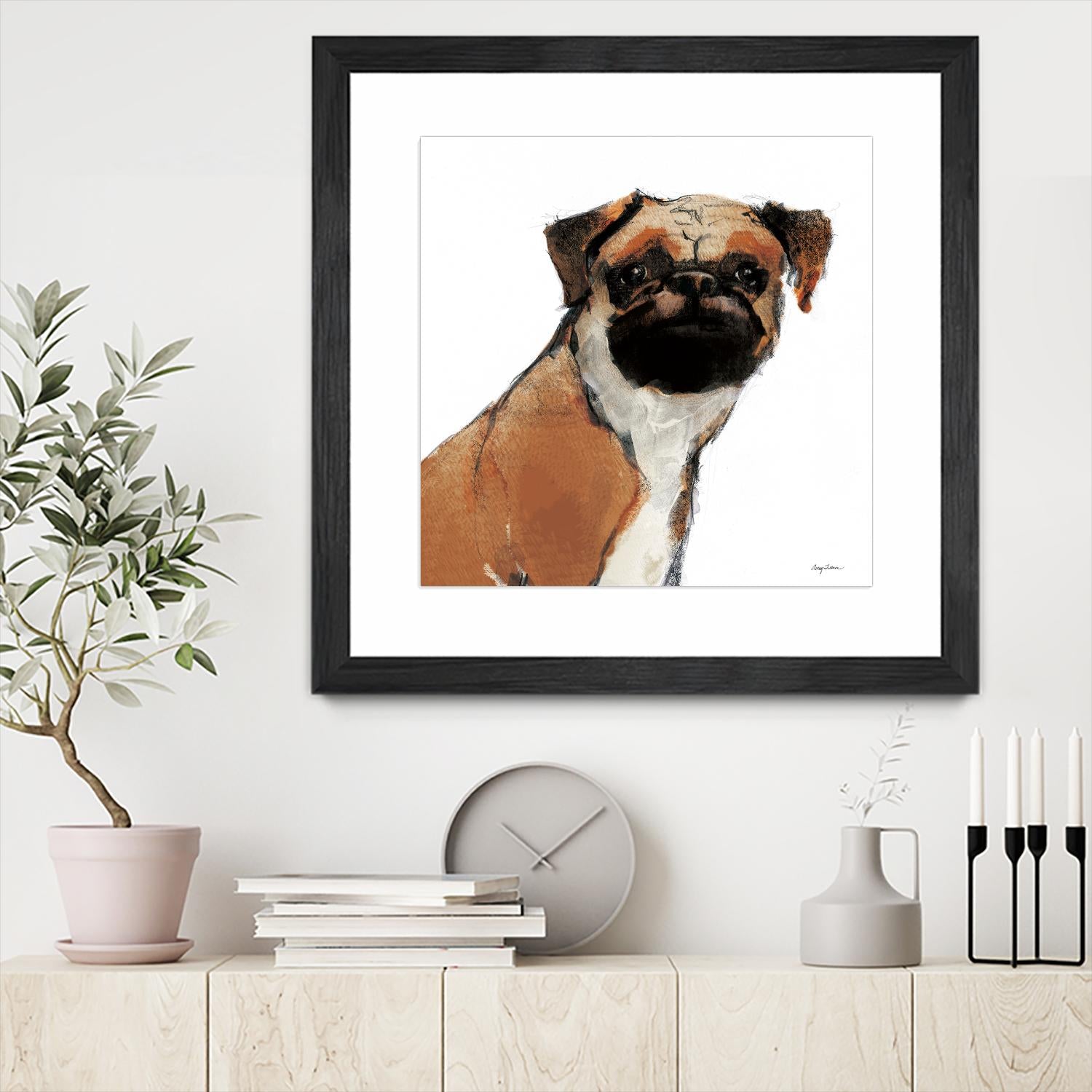 Orpheus Watercolor by Avery Tillmon on GIANT ART - brown animals