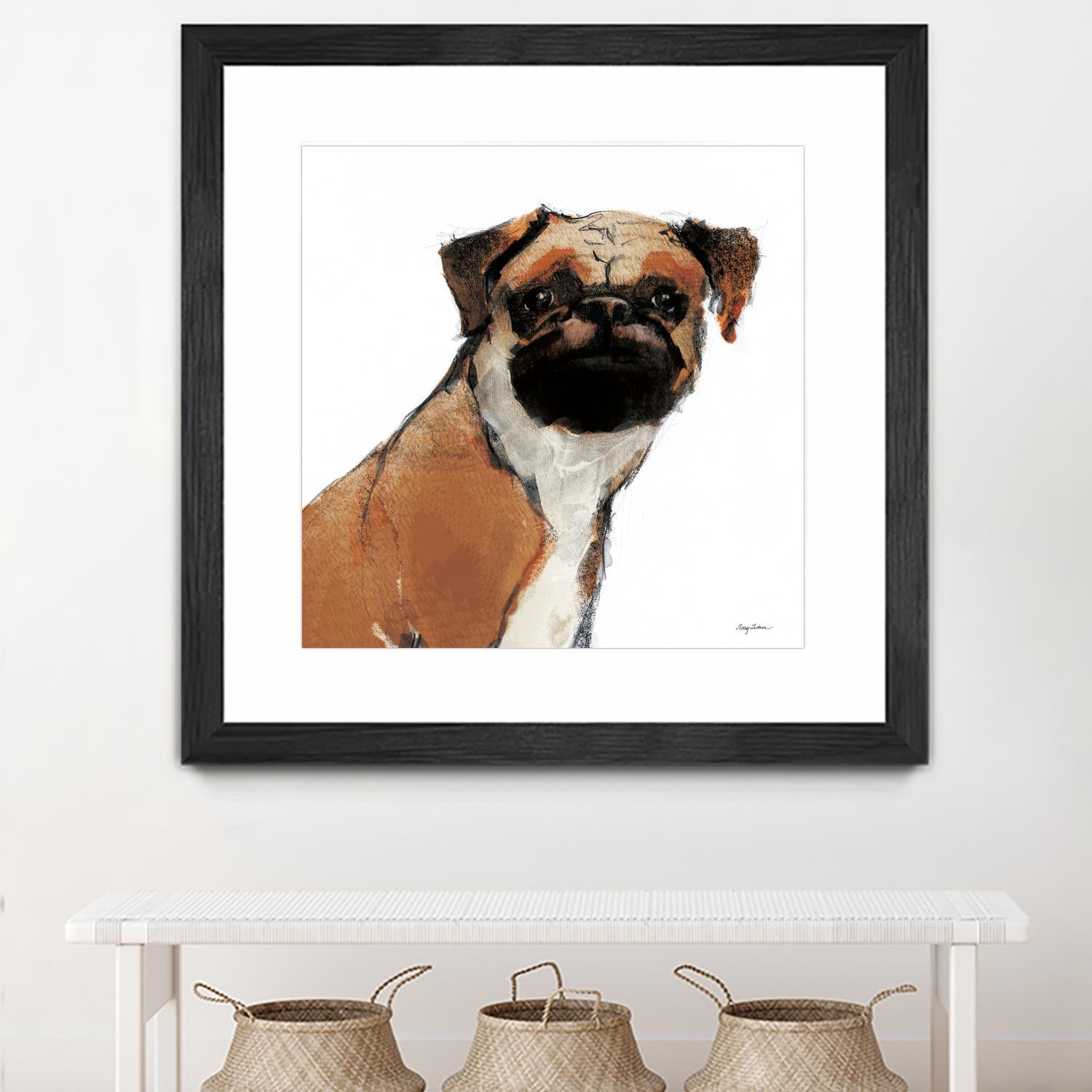 Orpheus Watercolor by Avery Tillmon on GIANT ART - brown animals